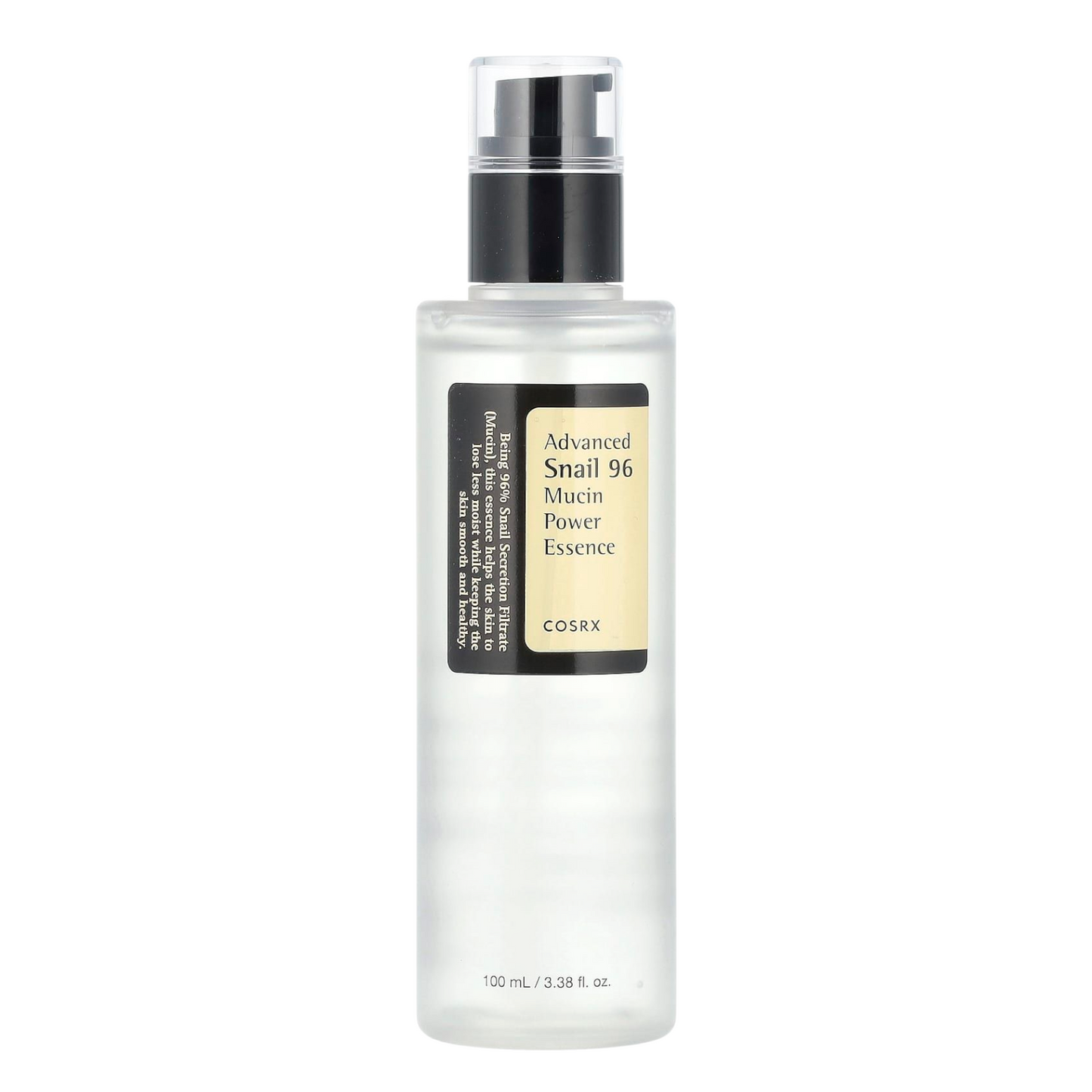 CosRX Advanced Snail 96 Mucin Power Essence bottle on a white background
