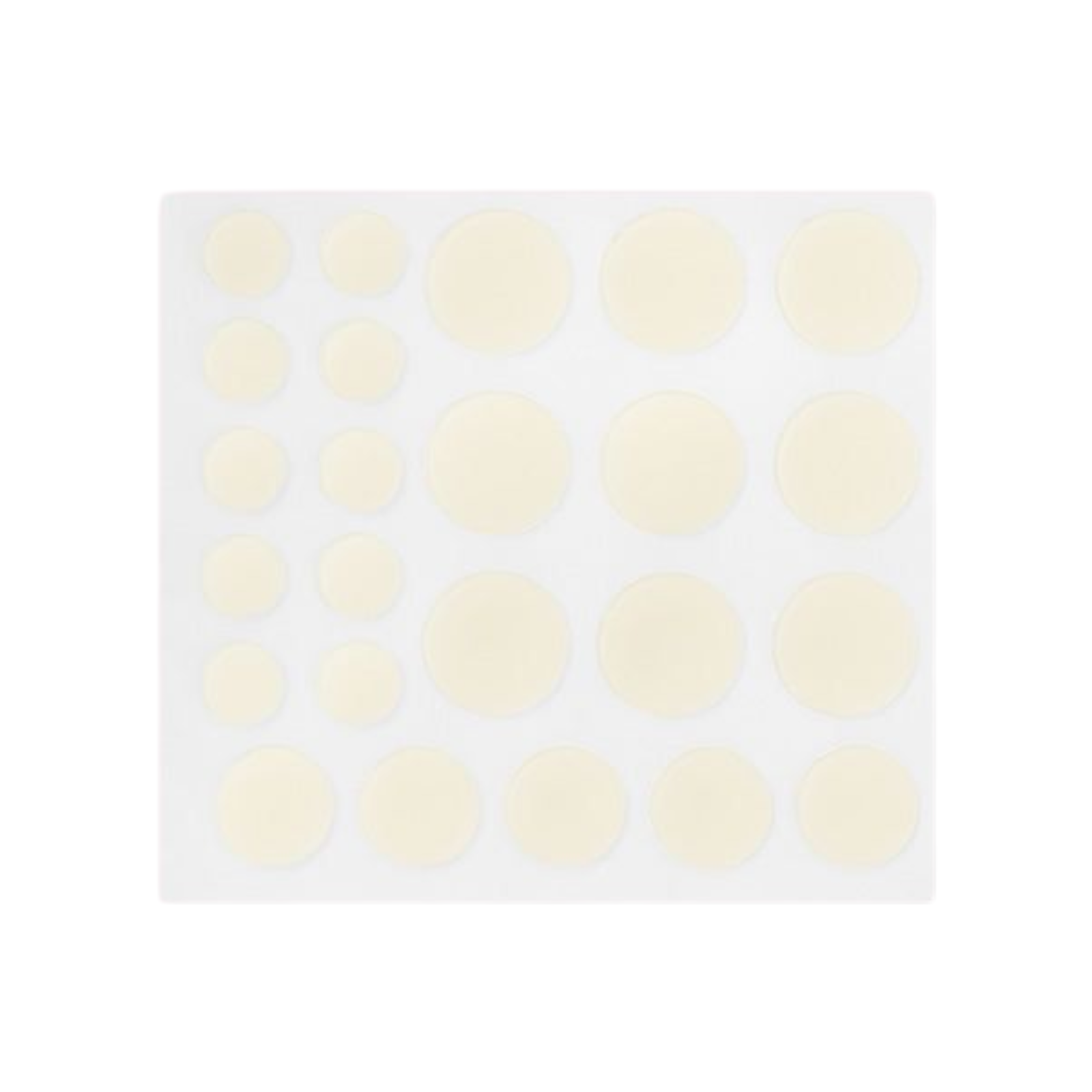 Cosrx Sheet of patches on a white background