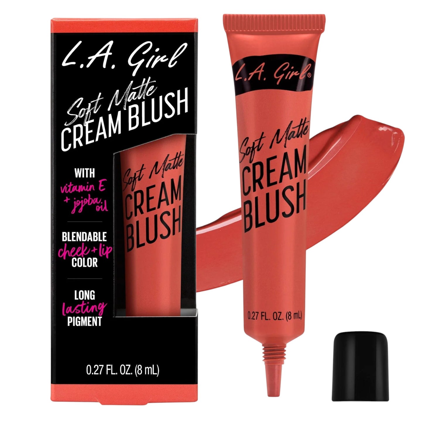 L.A. Girl Soft Matte Cream Blush GBL445 Hot Shot