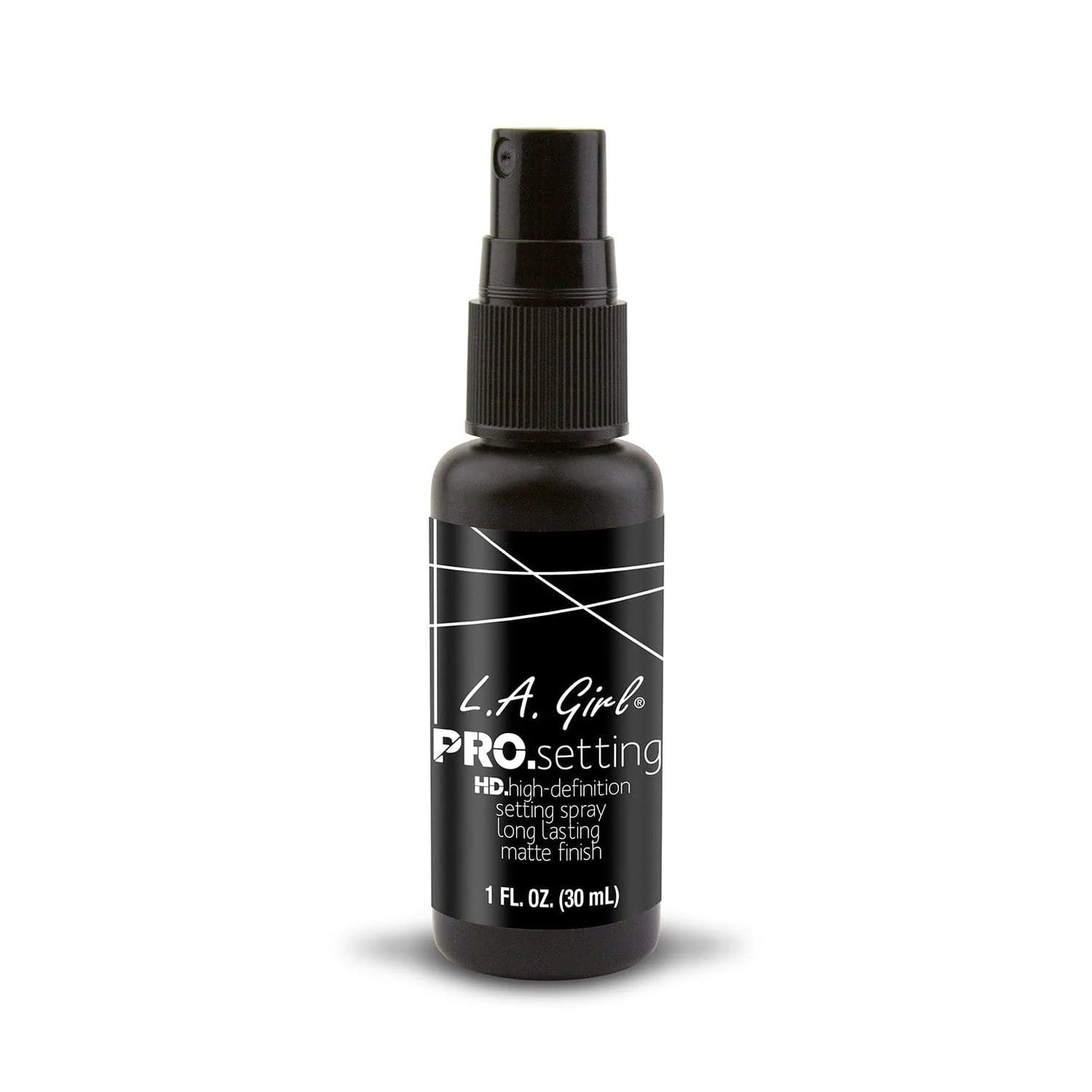 L.A. Girl PRO setting spray bottle on a white background