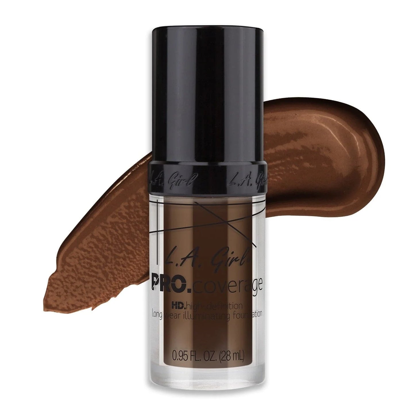LA Girl Pro Coverage Illuminating Foundation dark chocolate