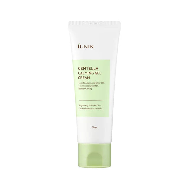 iunik Centella Calming Gel Cream tube on a white background