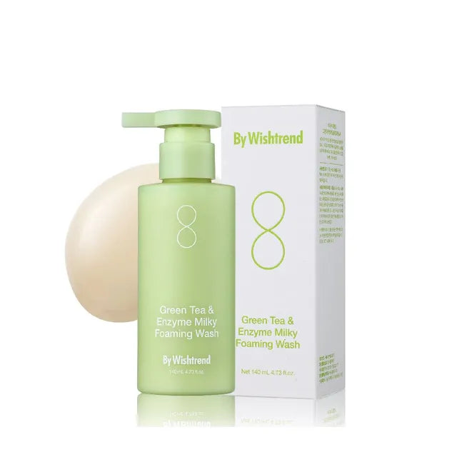 By Wishtrend, Green Tea & Enzyme Milky Foaming Wash