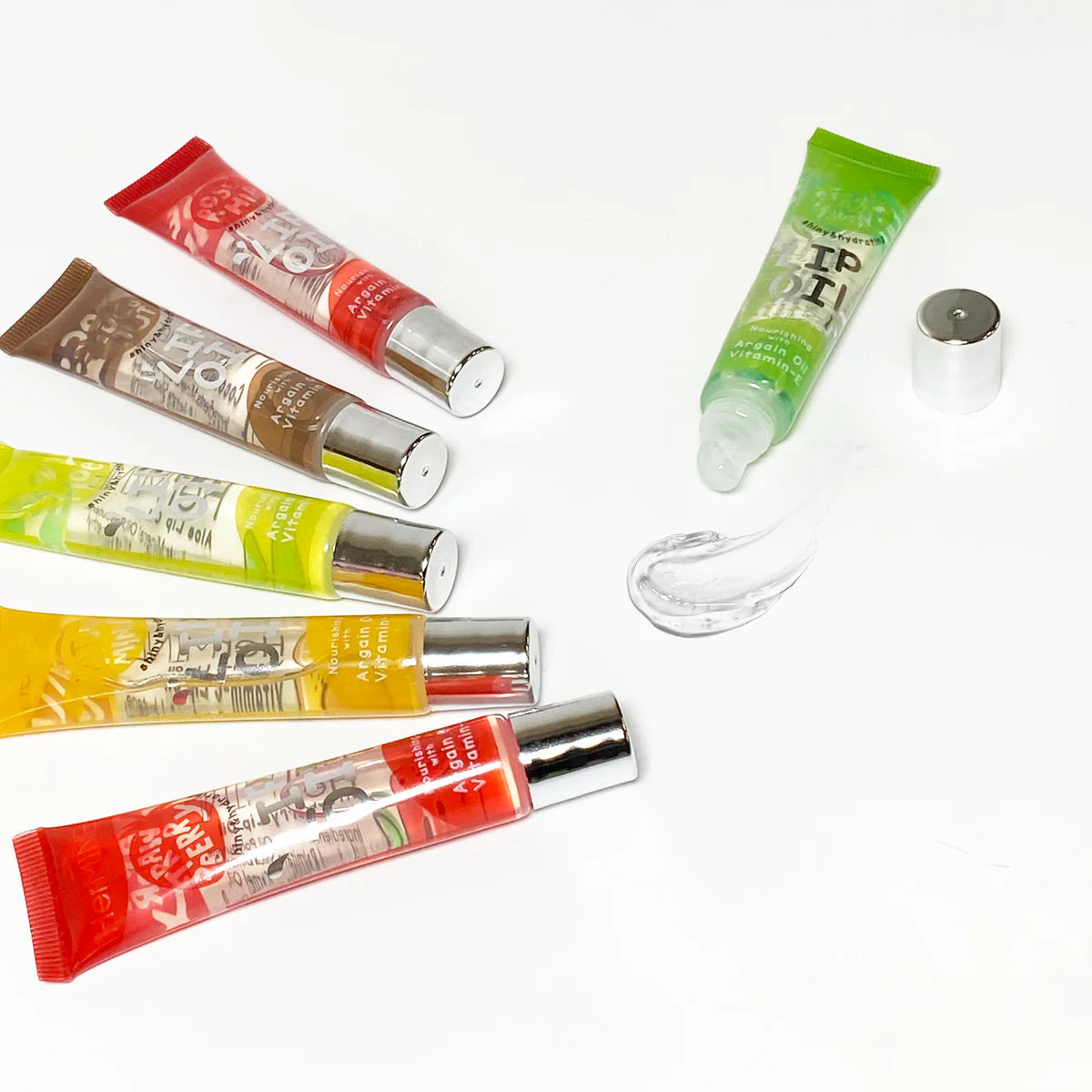 HerMINE Hydrating Lip Oil with Argan oil & Vitamin E - 3 Pack Calming Lip Oil