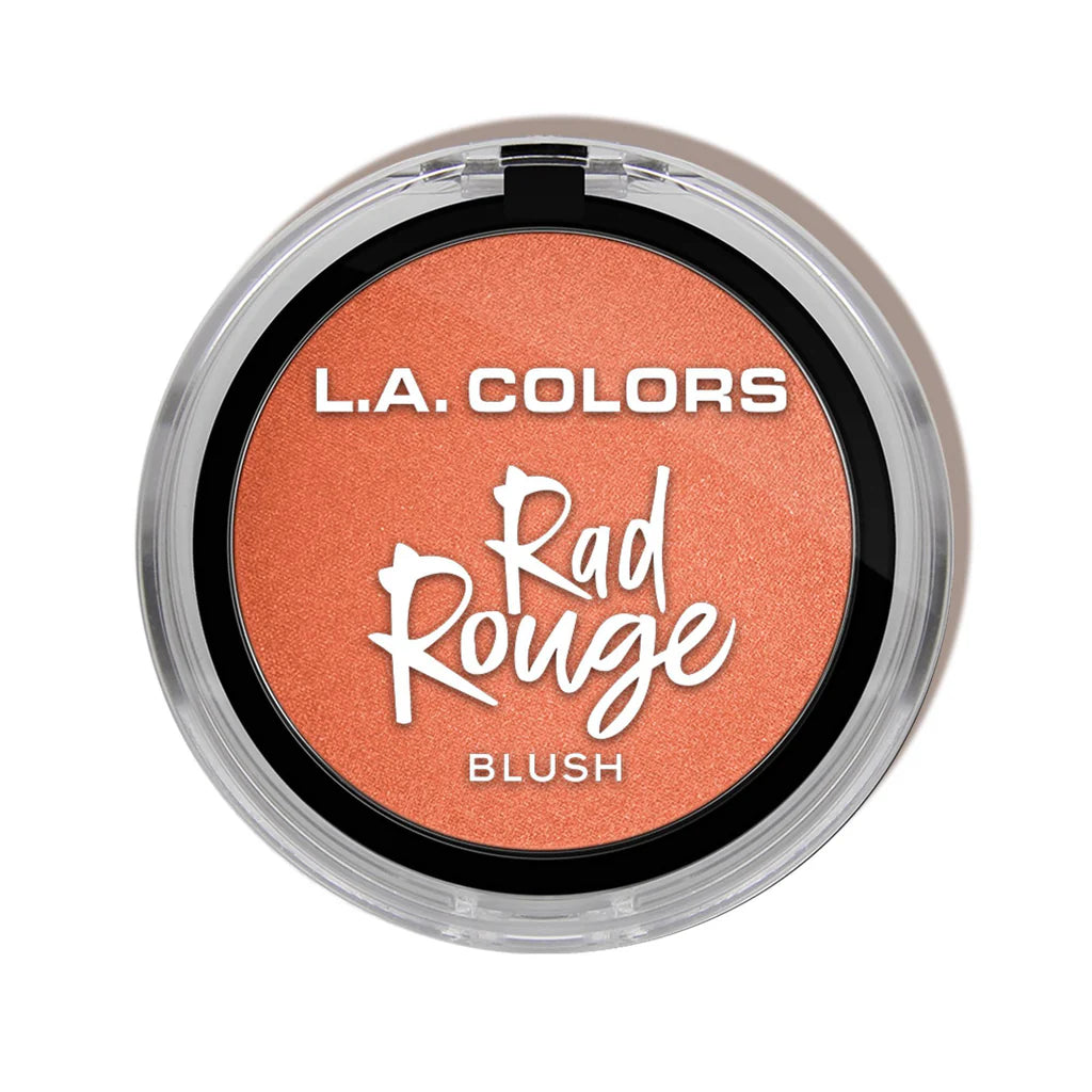 LA Colors Rad Rouge Blush includes mirror and brush
