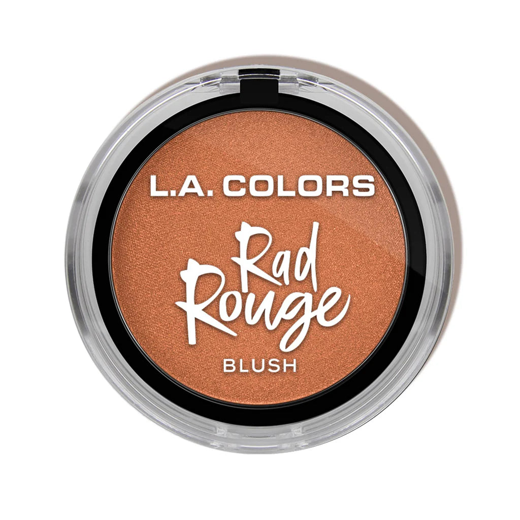 LA Colors Rad Rouge Blush includes mirror and brush