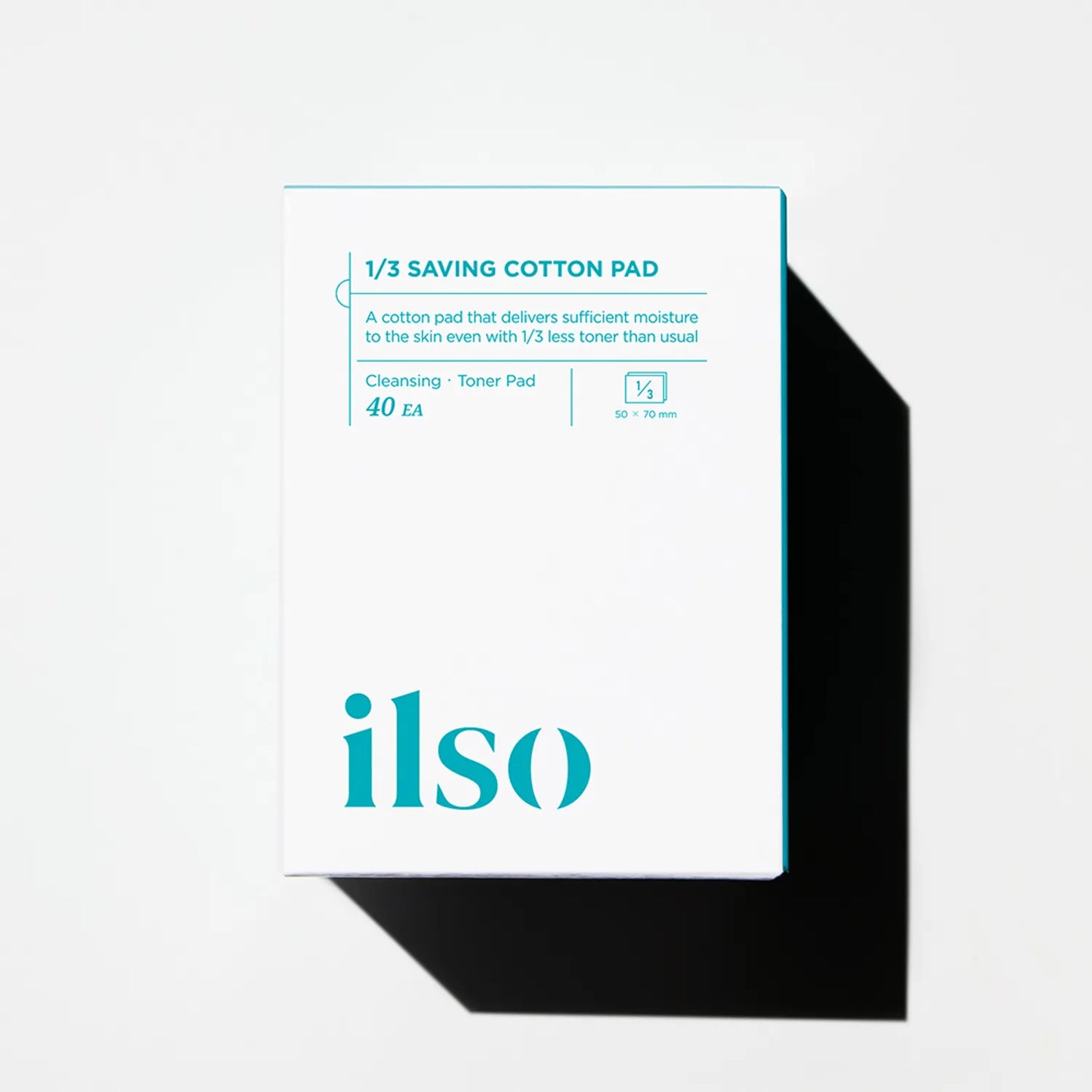 ilso cotton pad packaging on a white background