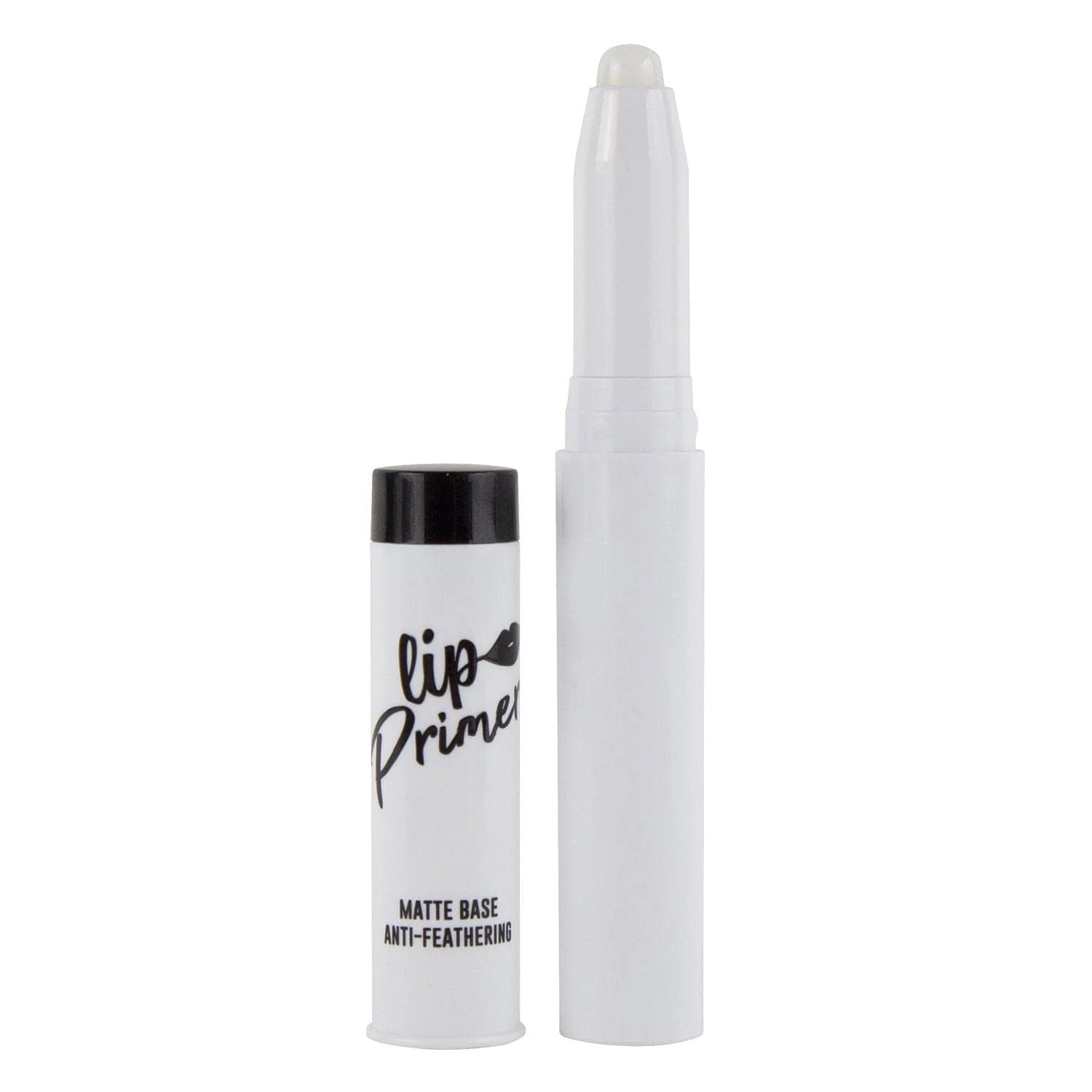 Lip prime with applicator on a white background