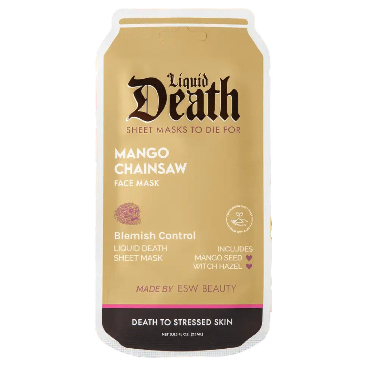 Esw Beauty Mango Chainsaw Liquid Death Blemish Control Face Mask