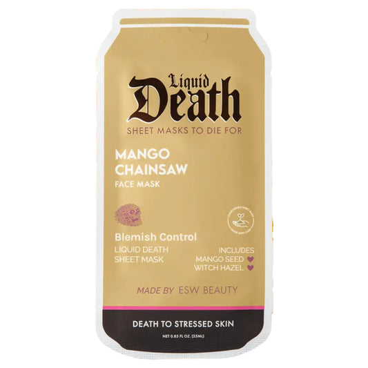 Esw Beauty Mango Chainsaw Liquid Death Blemish Control Face Mask