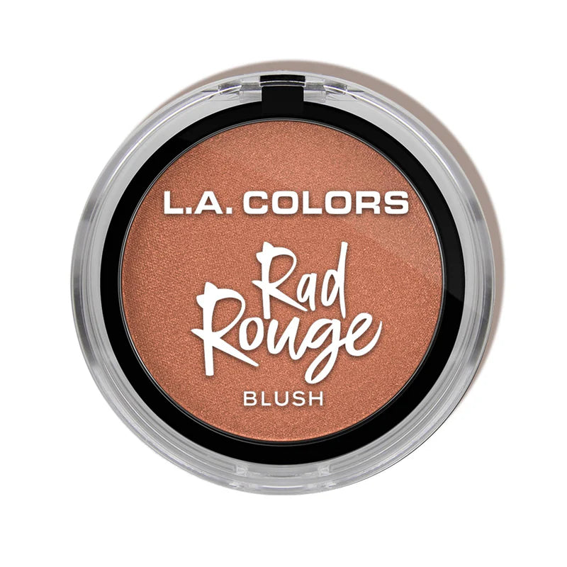LA Colors Rad Rouge Blush includes mirror and brush