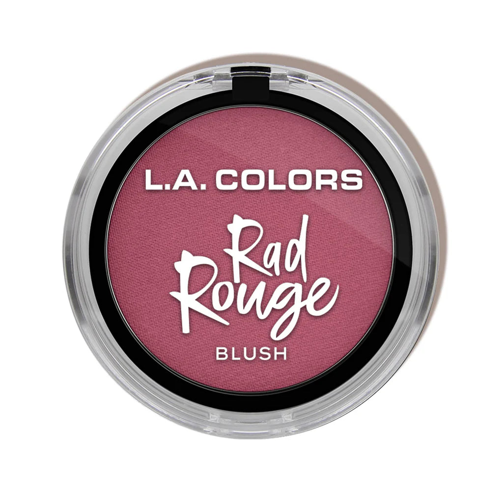 LA Colors Rad Rouge Blush includes mirror and brush