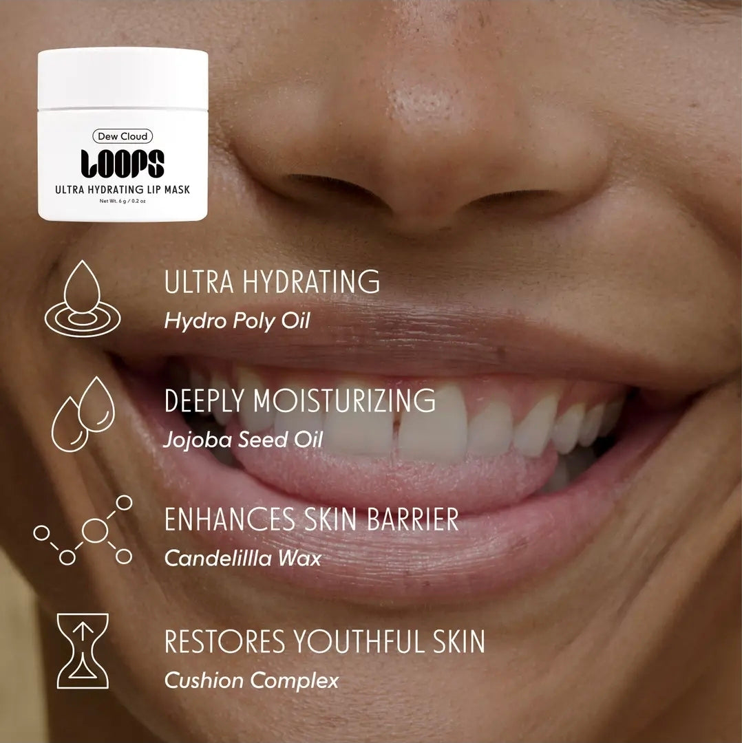 LOOPS Dew Cloud Mini Lip Mask 0.2 oz 6g