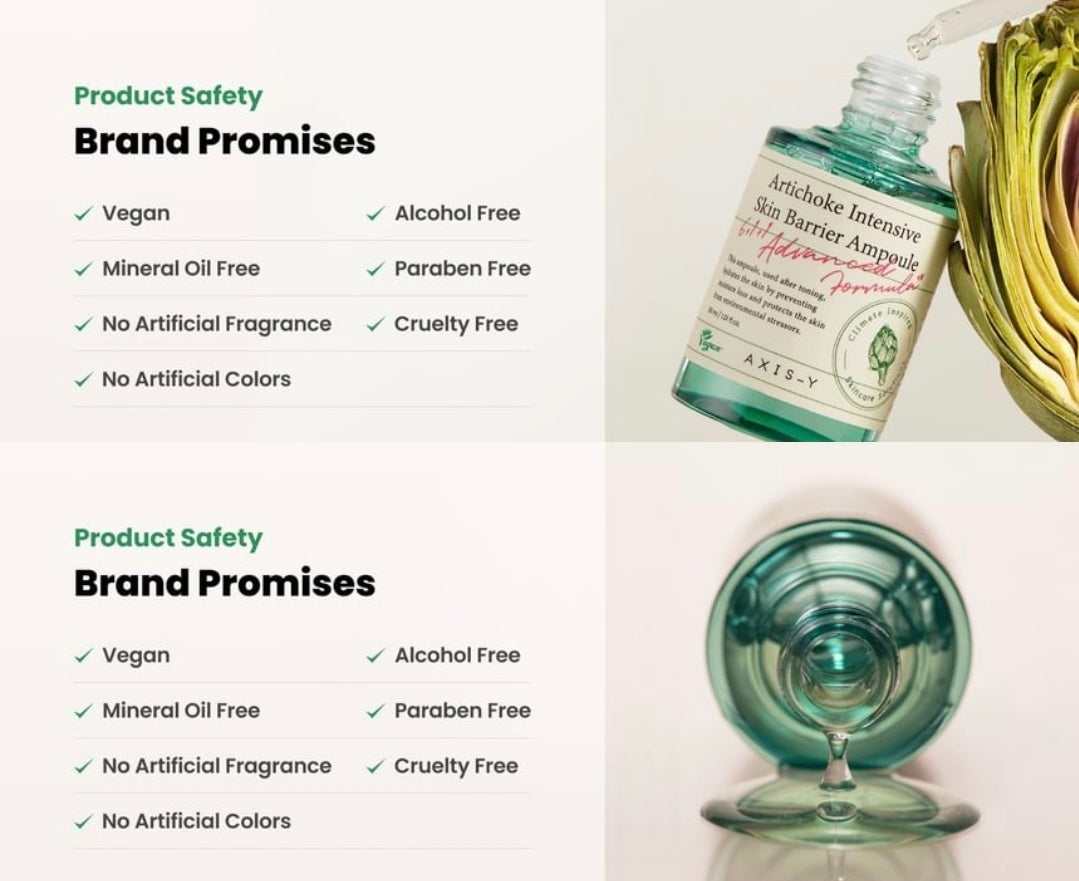 Axis y Artichoke Intensive Skin Barrier Ampoule 30ml 1.01 fl oz