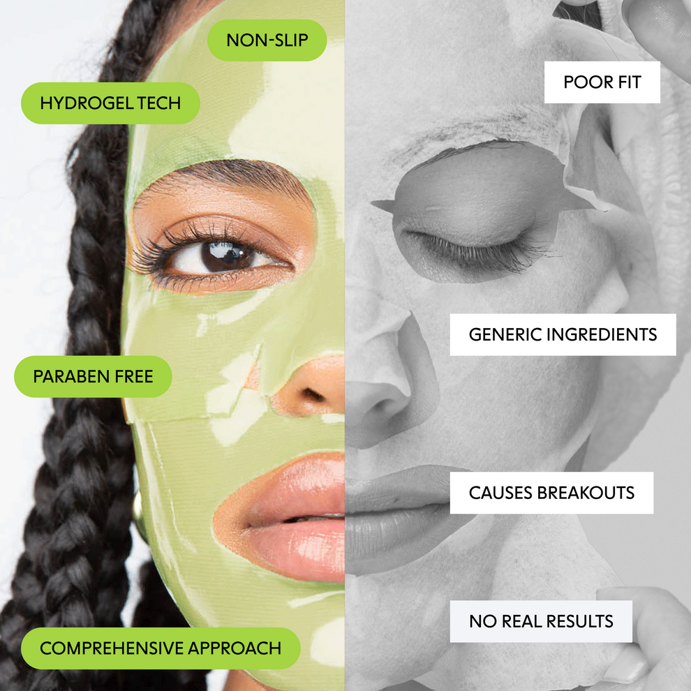 LOOPS fresh peel resurfacing hydrogel face mask