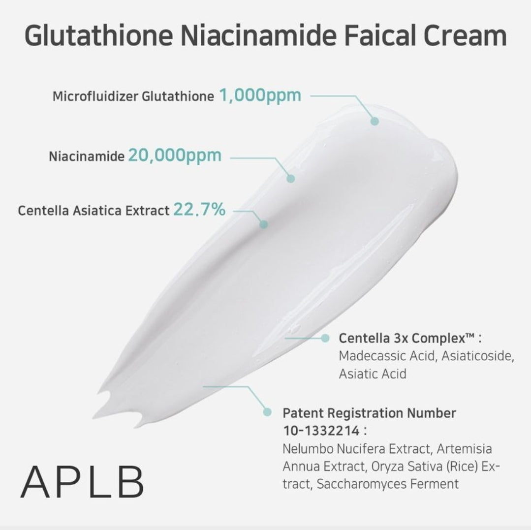 APLB Glutathione Niacinamide Facial Cream 1.86 fl oz (55 ml)