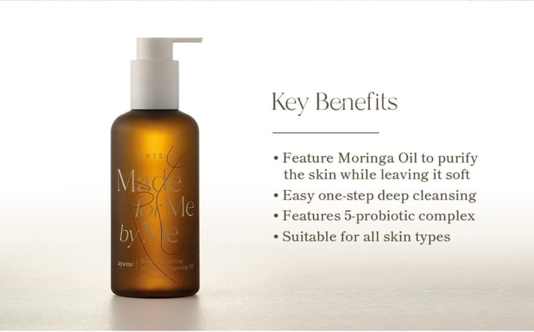 Axis y Biome Resetting Moringa Cleansing Oil 6.76 fl oz 200ml
