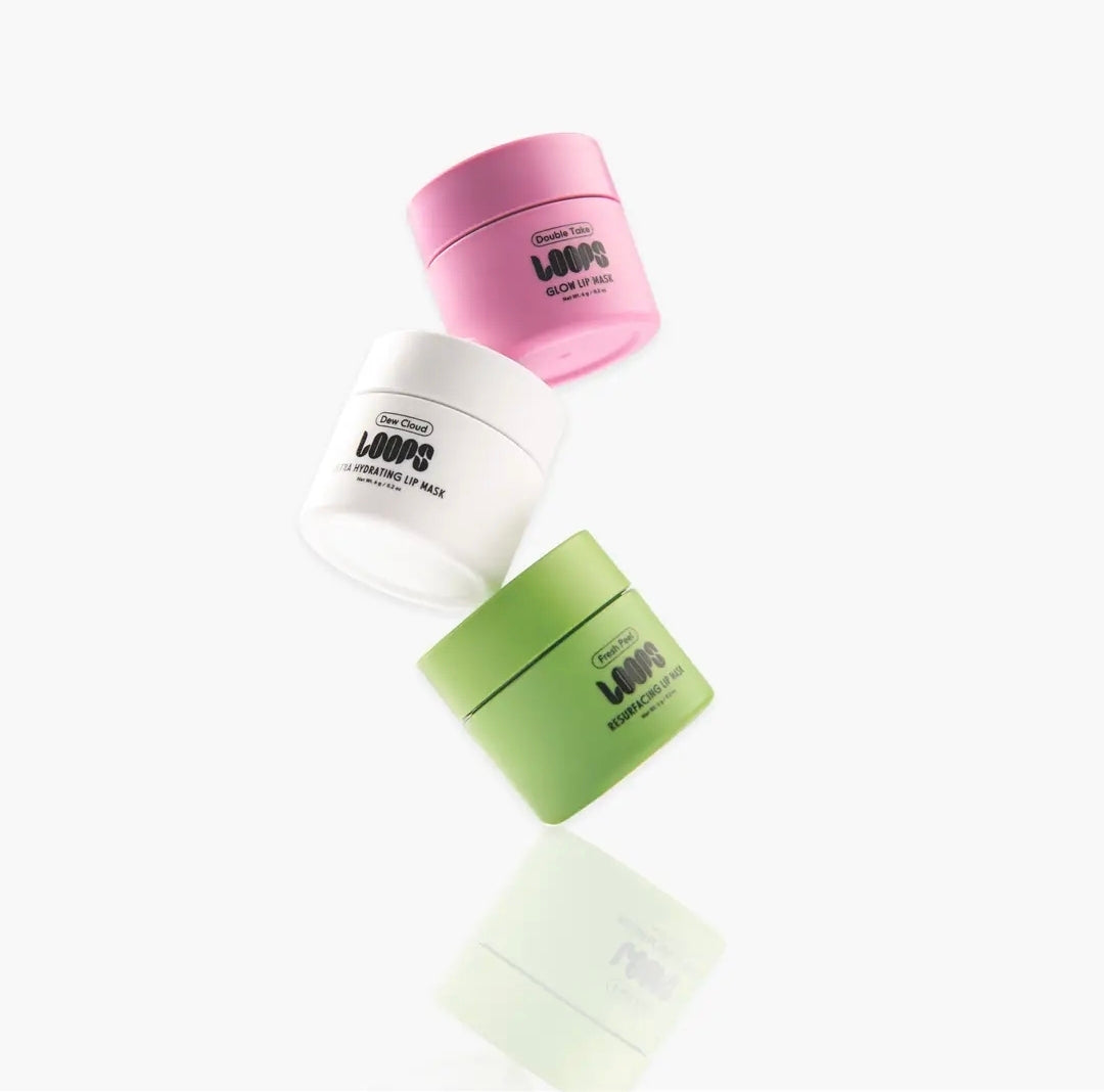 LOOPS fresh peel mini lip mask 0.2 oz 6g