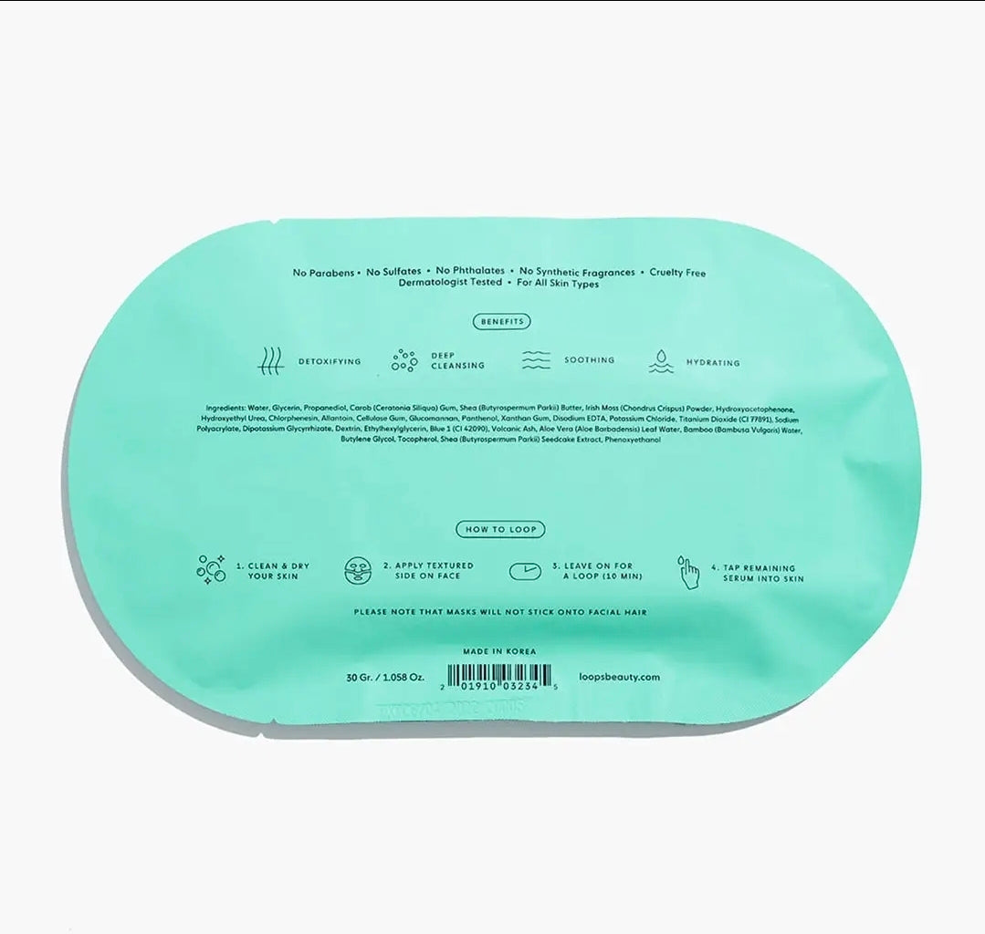 LOOPS Detoxifying Hydrogel Face Mask