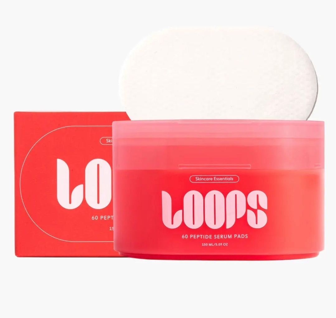LOOPS Peptide serum pads 60 pads 150 ml 5.07 oz
