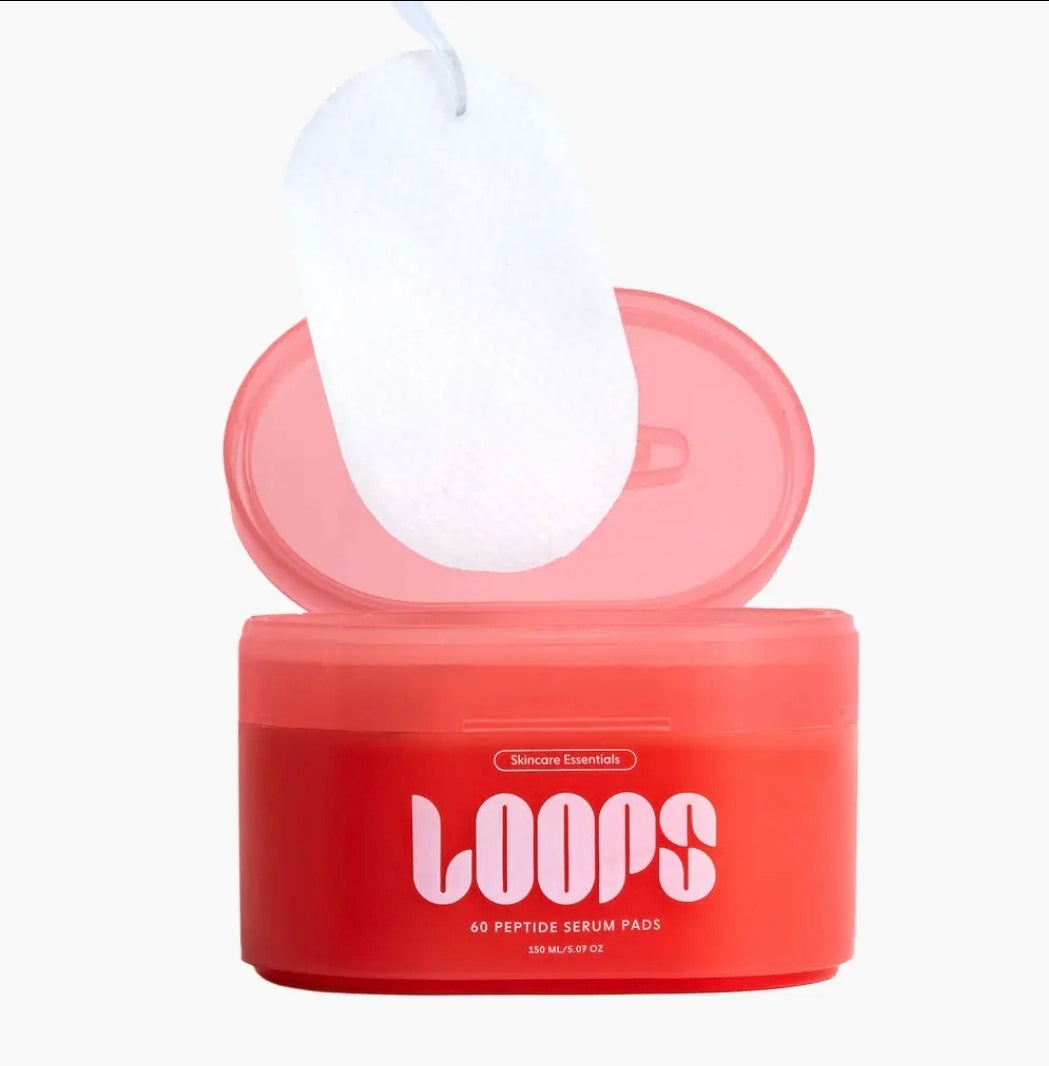 LOOPS Peptide serum pads 60 pads 150 ml 5.07 oz