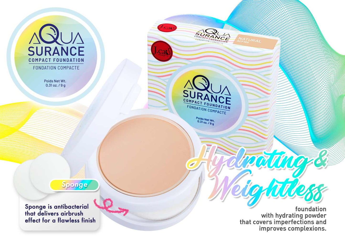 J.Cat Beauty Aquasurance Compact Foundation