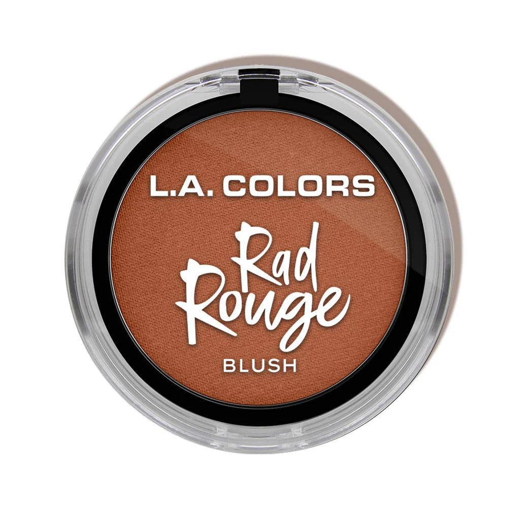 LA Colors Rad Rouge Blush includes mirror and brush