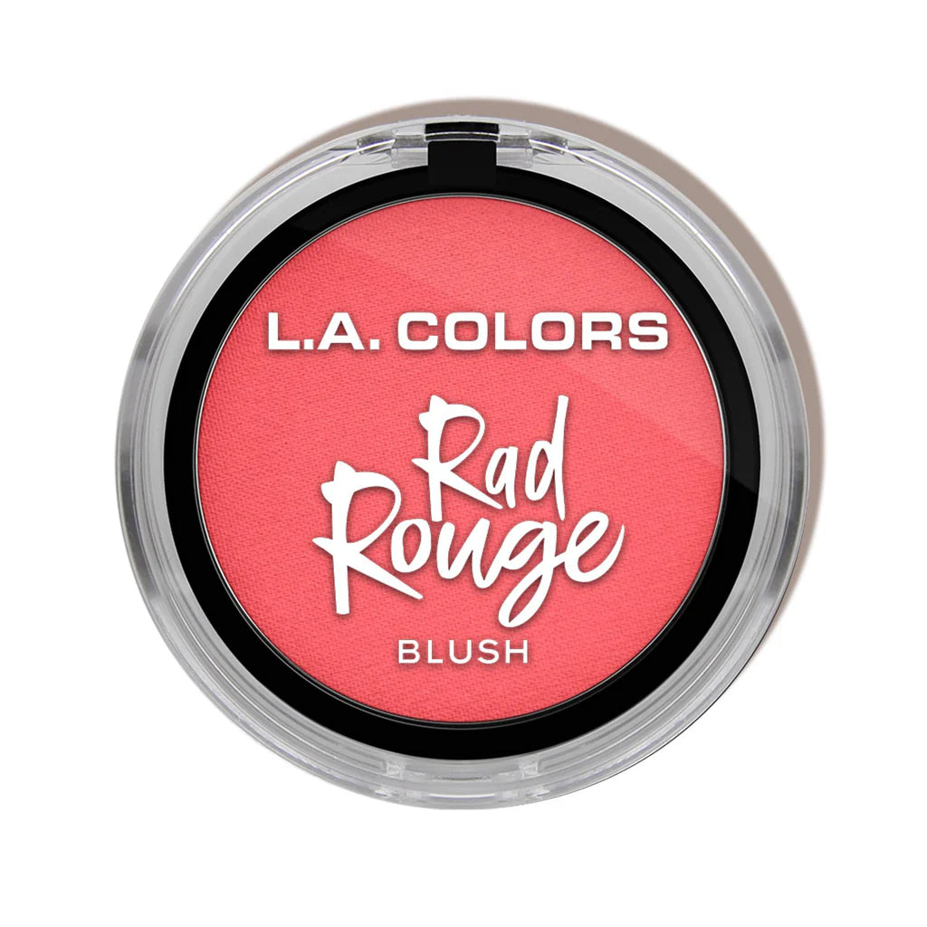LA Colors Rad Rouge Blush includes mirror and brush