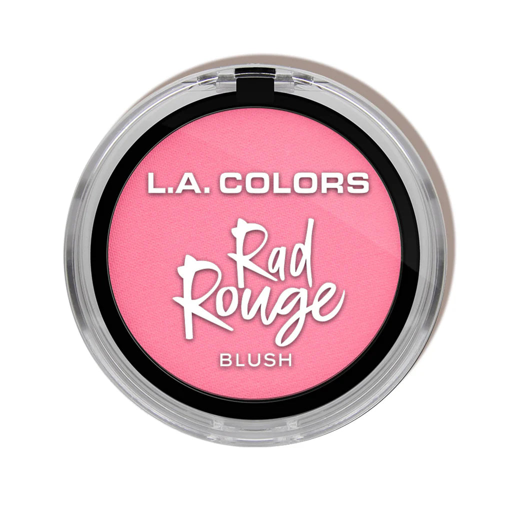 LA Colors Rad Rouge Blush includes mirror and brush