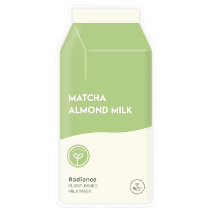 Esw Beauty Matcha Almond Milk Radiance Plant-Based Milk Sheet Mask