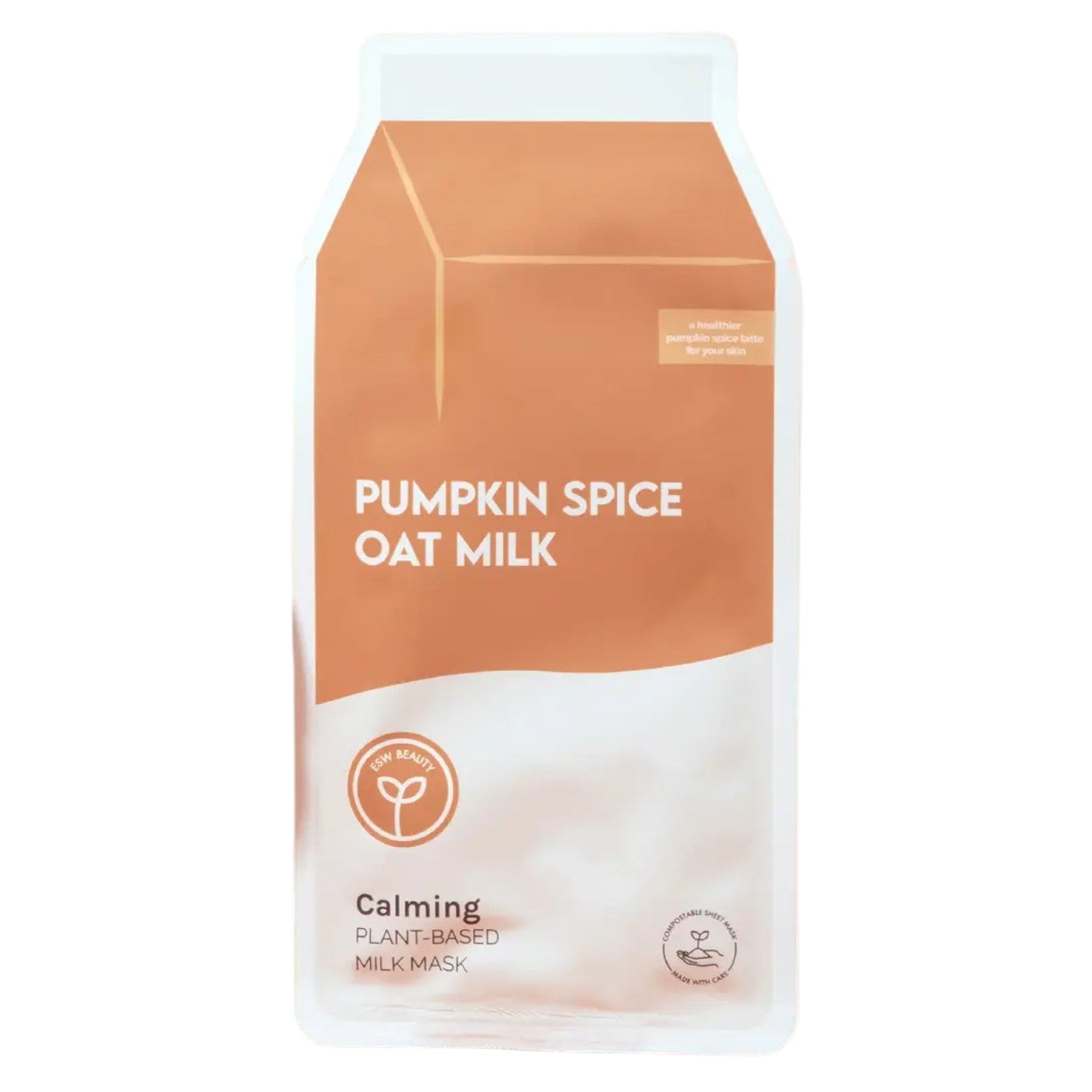 Esw Beauty Pumpkin Spice Oat Milk Calming Plant-Based Milk Mask