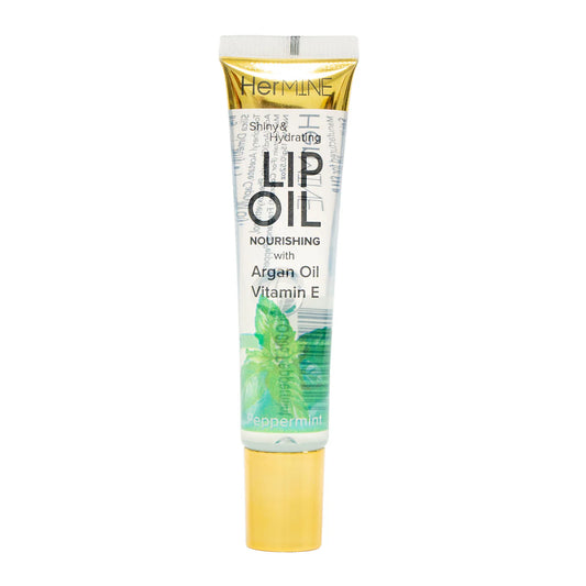 HerMINE Hydrating Lip Oil with Argan oil & Vitamin E - peppermint 6 pack