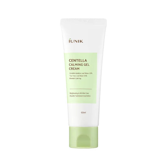 iunik Centella Calming Gel Cream tube on a white background