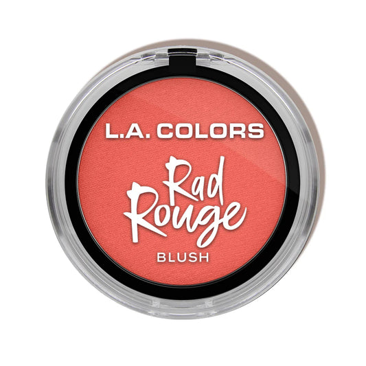 LA Colors Rad Rouge Blush includes mirror and brush