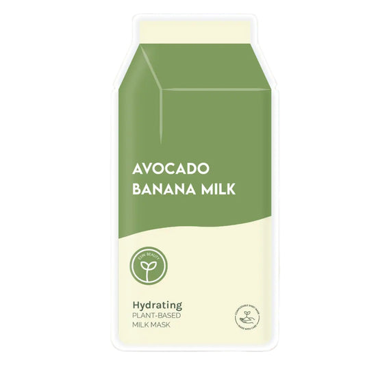 Esw Beauty Avocado Banana Milk Hydrating Plant-Based Milk Sheet Mask