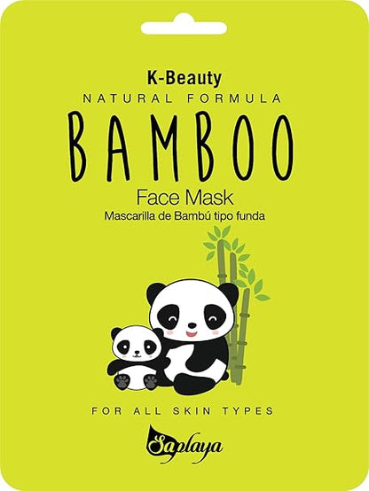 Saplaya  k-beauty natural formula Bamboo sheet mask