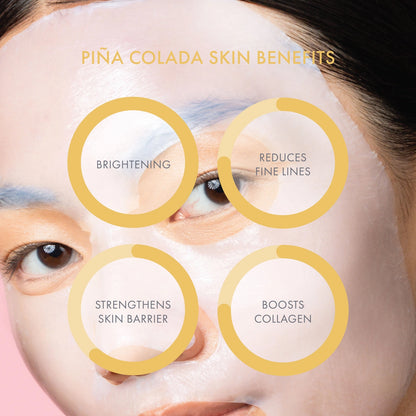 Esw Beauty Piña Colada Revitalizing Biocellulose Mocktail Mask