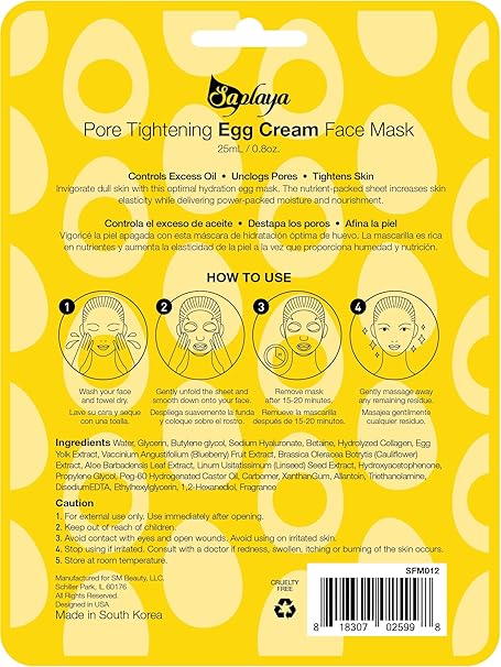 Saplaya  k-beauty natural formula sheet mask face mask - 14 types