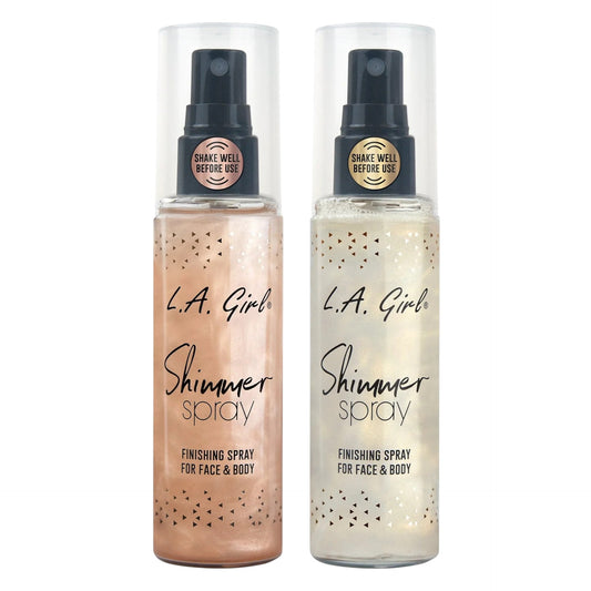 L.A. Girl Shimmer Spray setting spray with glow finish