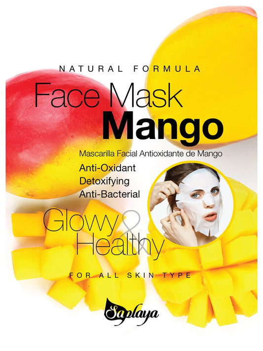 Saplaya  k-beauty natural formula Mango sheet mask