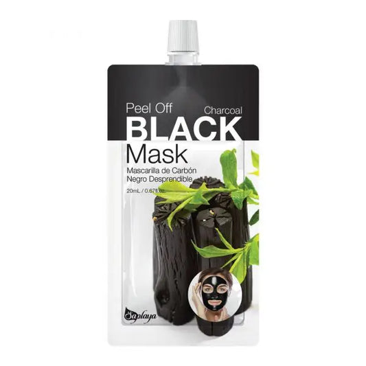 Saplaya Peel Off Black Charcoal Mask 0.6 oz