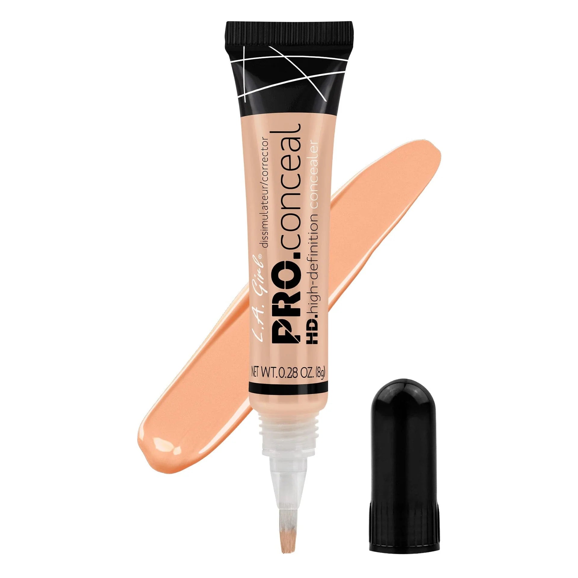 LA G Pro Conceal HD high-definition concealer on a white backgroundrl