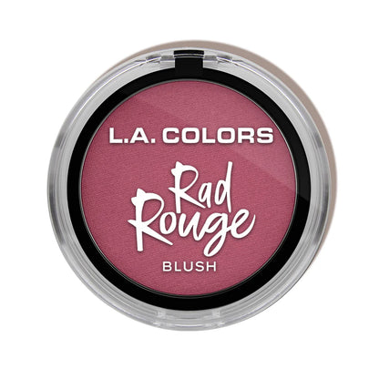 LA Colors Rad Rouge Blush includes mirror and brush