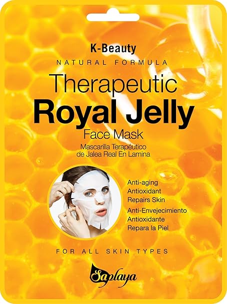 Saplaya  k-beauty natural formula Therapeutic Royal Jelly sheet mask