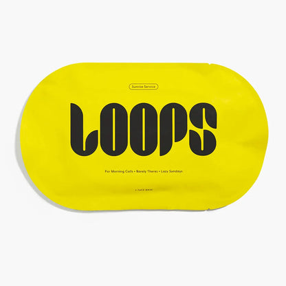 LOOPS sunrise service brightening Hydrogel face mask 1.058 oz