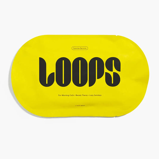 LOOPS sunrise service brightening Hydrogel face mask 1.058 oz