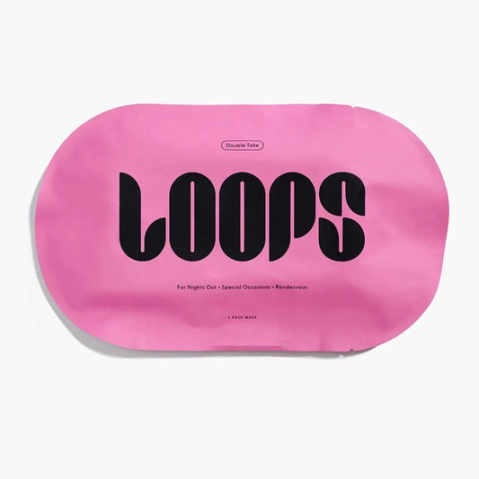 LOOPS double take glow hydrogel face mask 1.058 oz