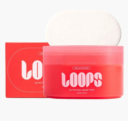 LOOPS Peptide serum pads 60 pads 150 ml 5.07 oz