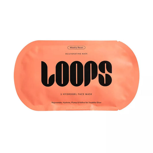 LOOPS Weekly Reset Rejuvenating hydrogel face Mask - 1.058oz