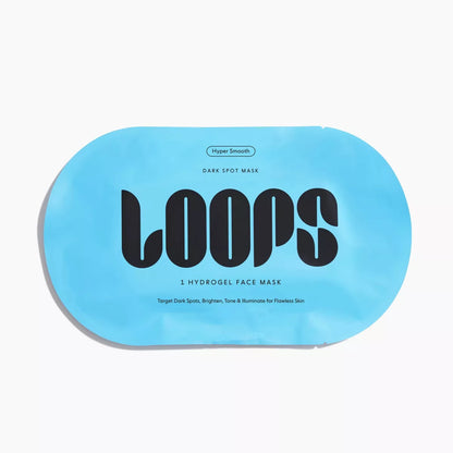 LOOPS hyper smooth dark spot hydrogel face mask
